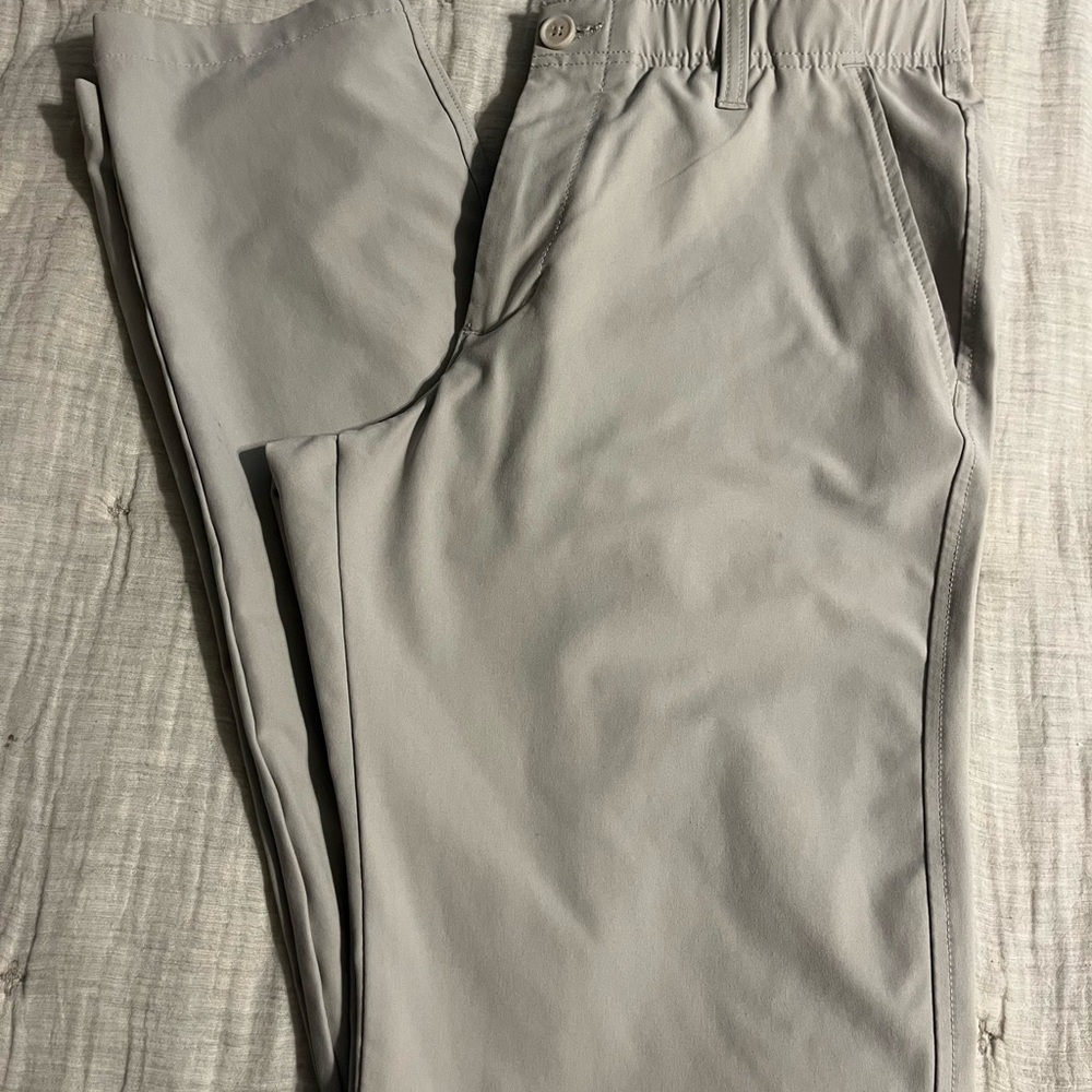 Under Armour Gray Chinos Lightweight Technical Design